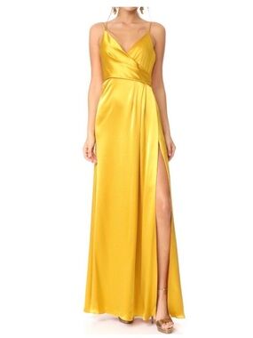 Jill Jill Stuart Wrap Satin Dress size 6